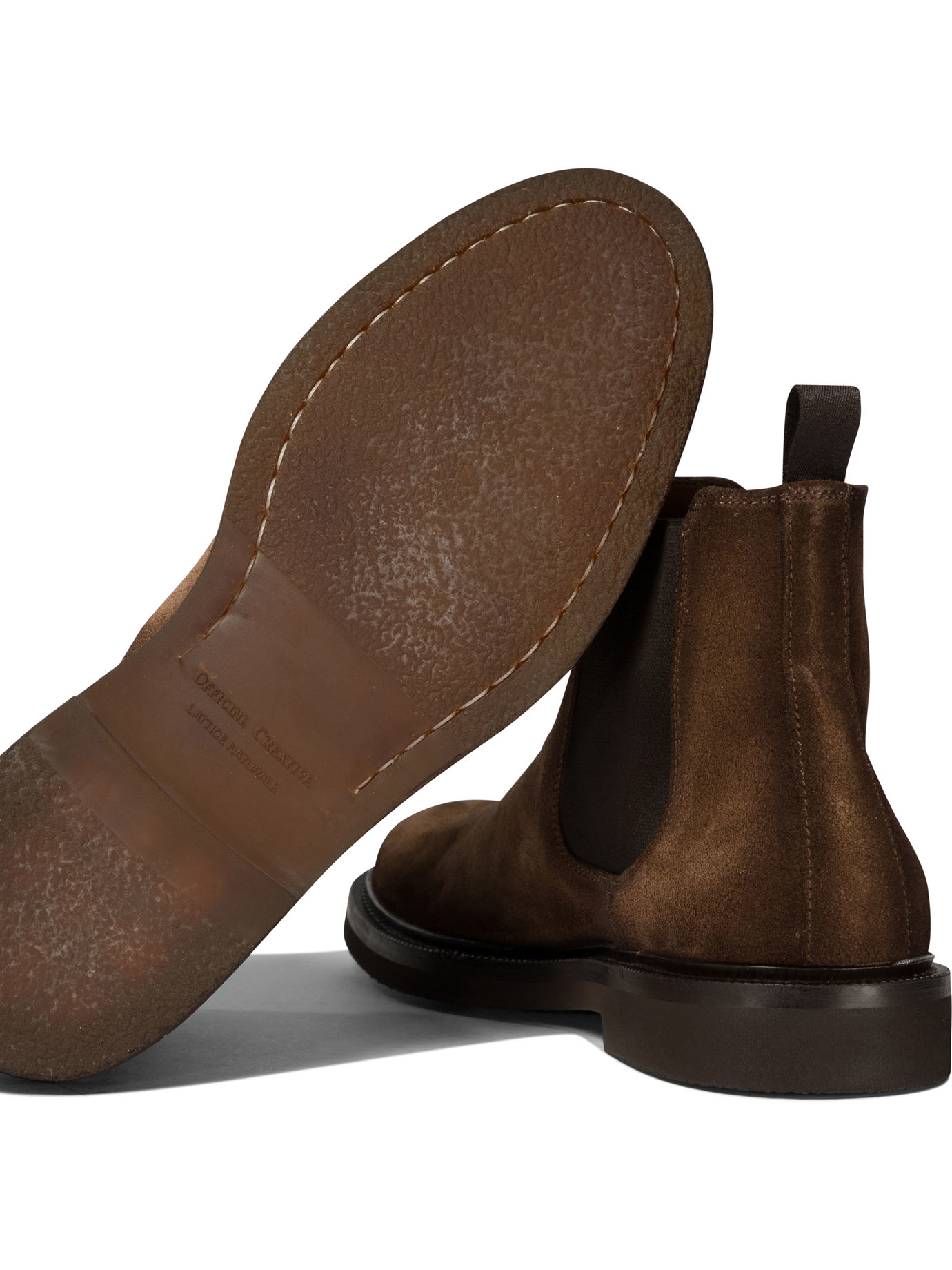 OFFICINE CREATIVE Brown Dude Flexi ankle boots